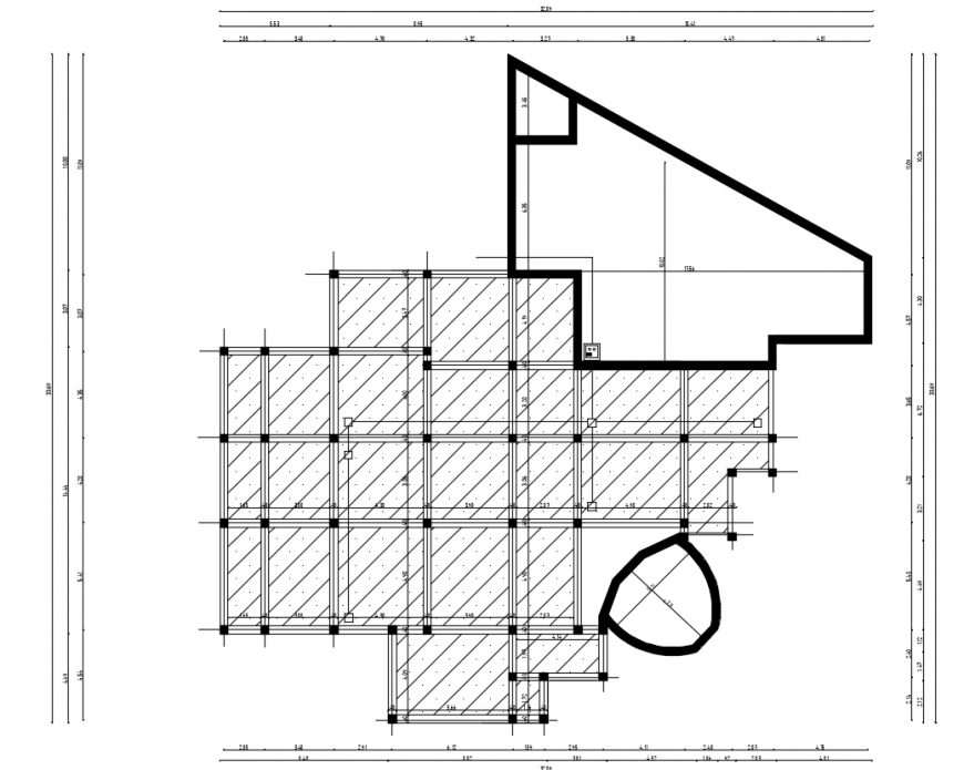 2 d cad drawing of housing hatch auto cad software