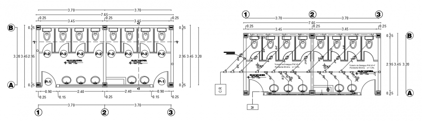 2 d cad drawing of hygiene services auto cad software