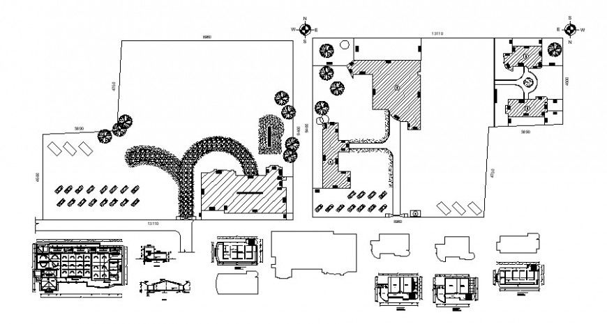 2 d cad drawing of KLM school elevation Auto Cad software