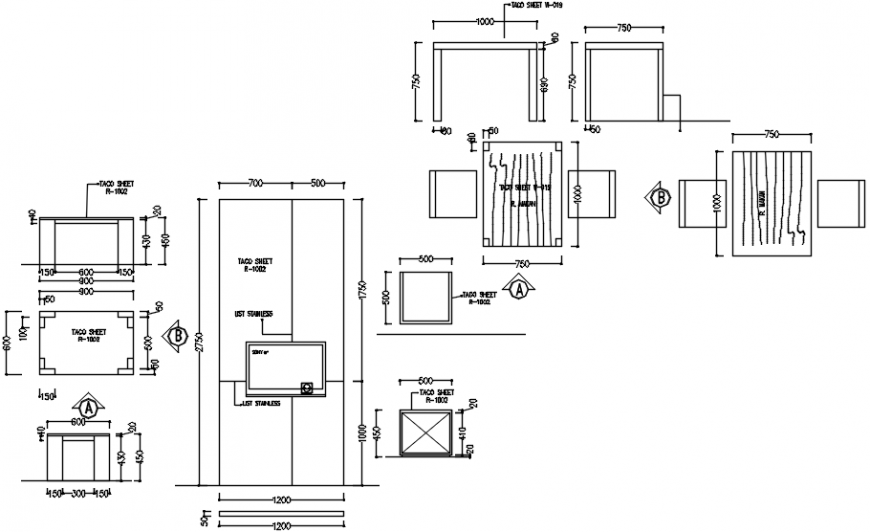2 d cad drawing of marine apartment elevation plan Auto cad software