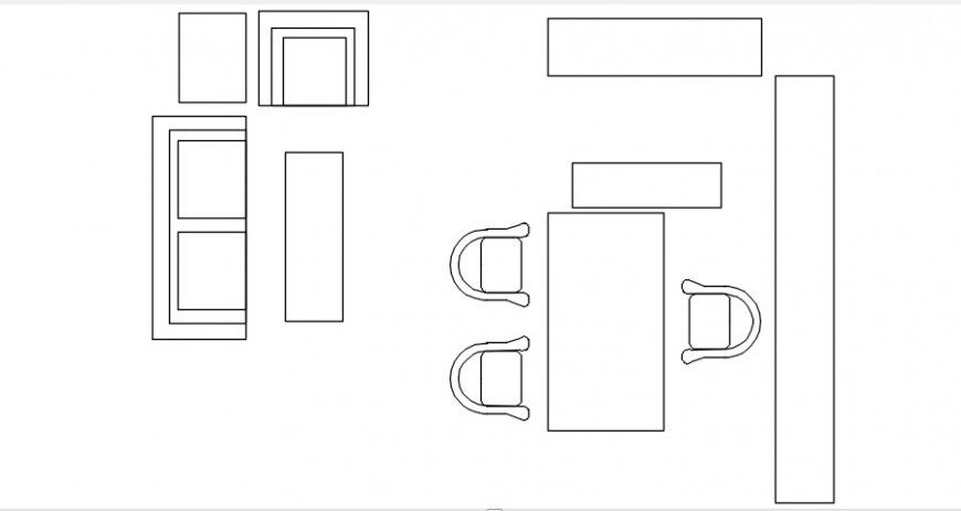 2 d cad drawing of MD cabin auto cad software