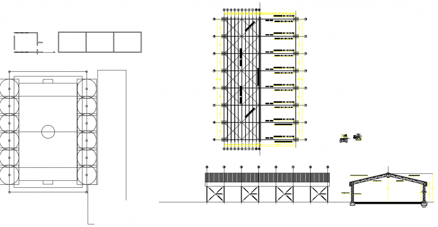 2 d cad drawing of metallic joints Auto Cad software