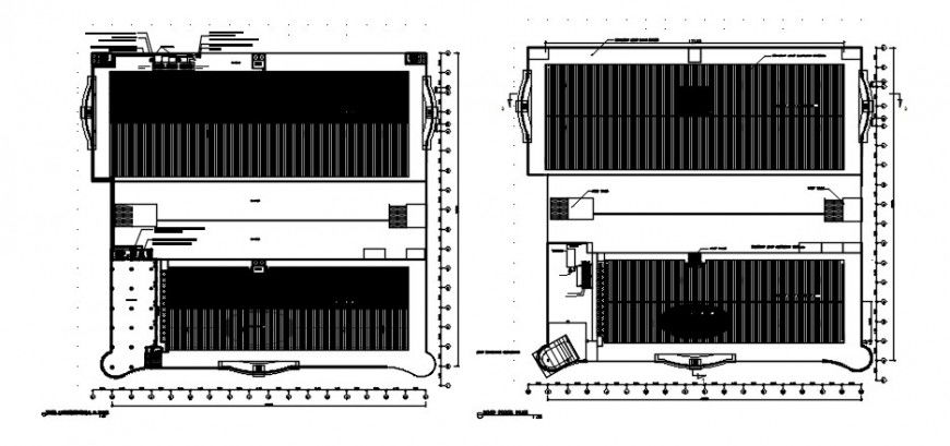 2 d cad drawing of multi function hotel Auto Cad software