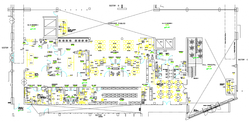 2 d cad drawing of northern hospital auto cad software