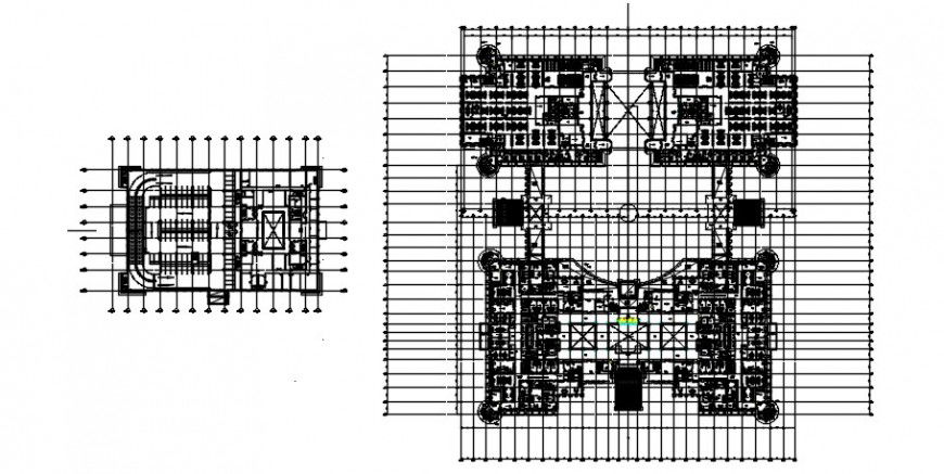 2 d cad drawing of office interior Auto Cad software