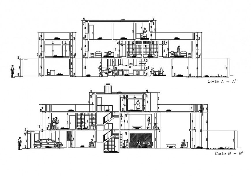 2 d cad drawing of pazerro house front elevation auto cad software