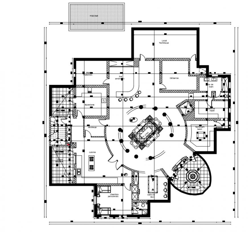 2 d cad drawing of plan housing auto cad software