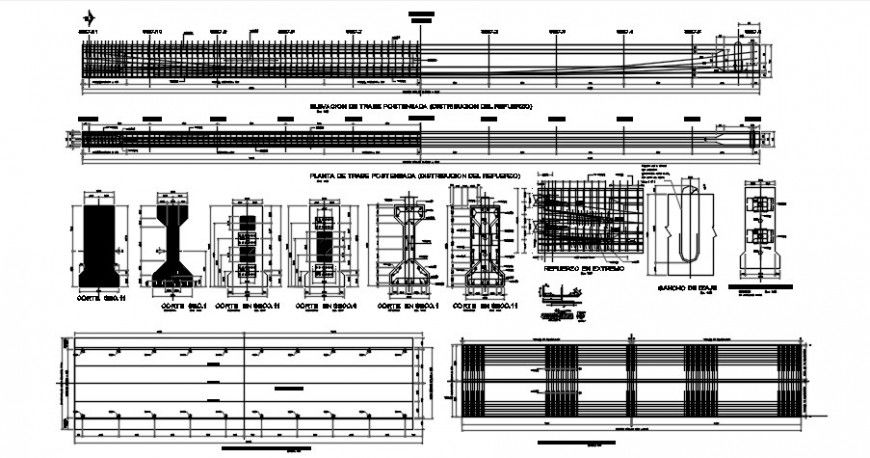 2 d cad drawing of plane bridge 2 auto cad software