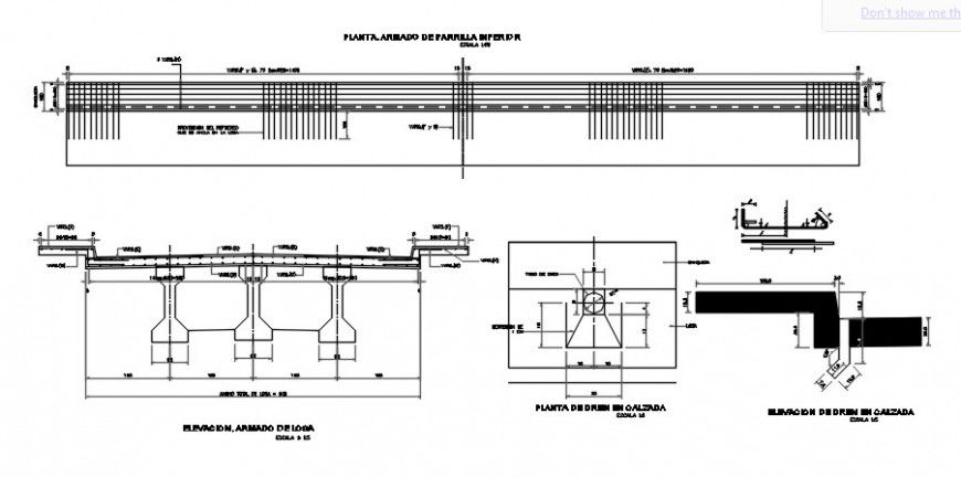 2 d cad drawing of plane bridge floor level auto cad software