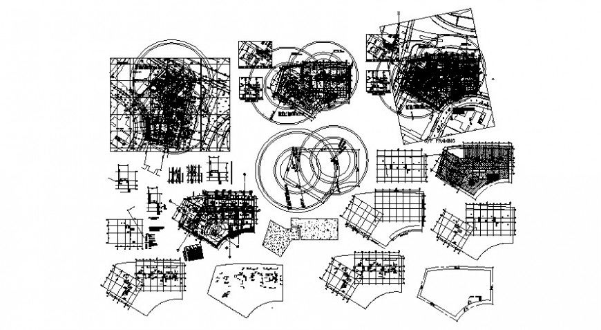 2 d cad drawing of plot slab flat auto cad software