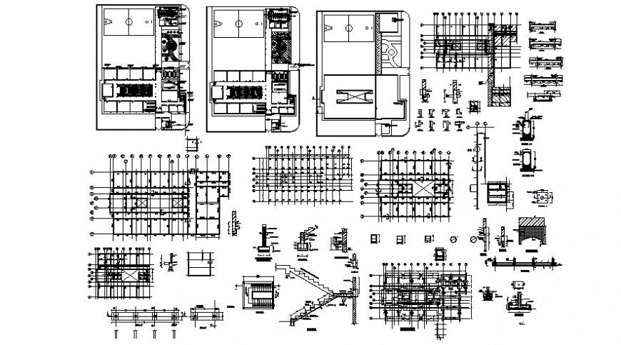 2 d cad drawing of primary school auto cad software