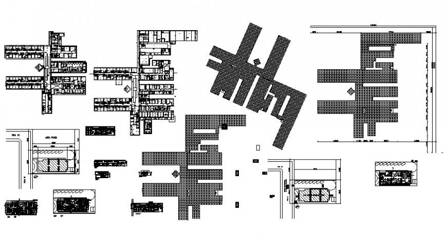 2 d cad drawing of private hospital Auto Cad software