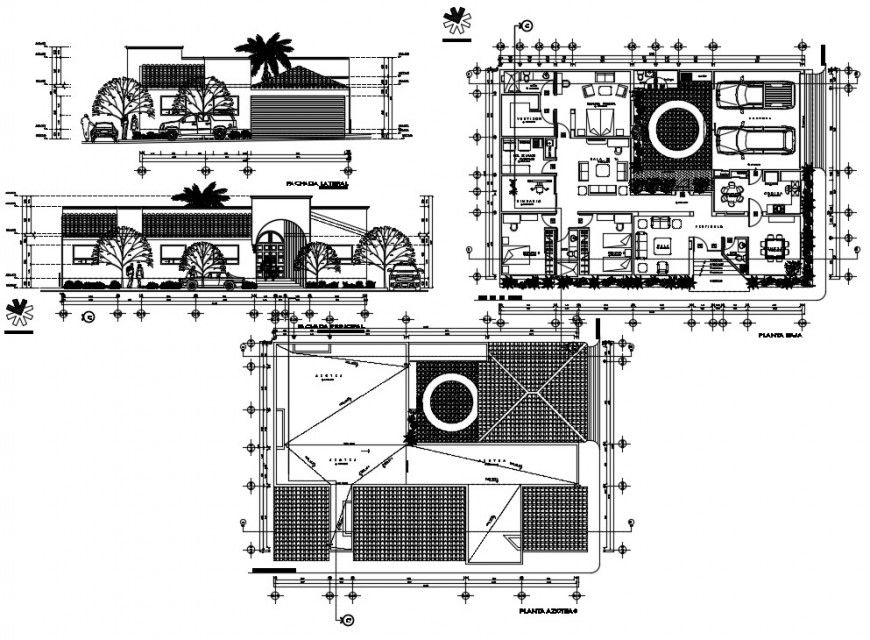 2 d cad drawing of Residence valet plan auto cad software