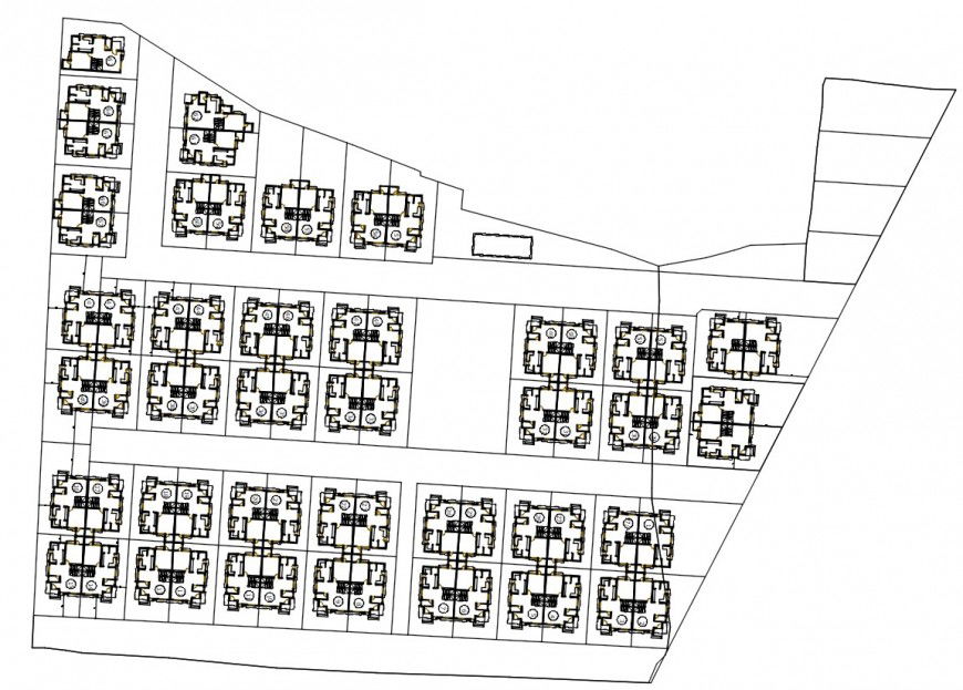 2 d cad drawing of revised floor plan Auto Cad software