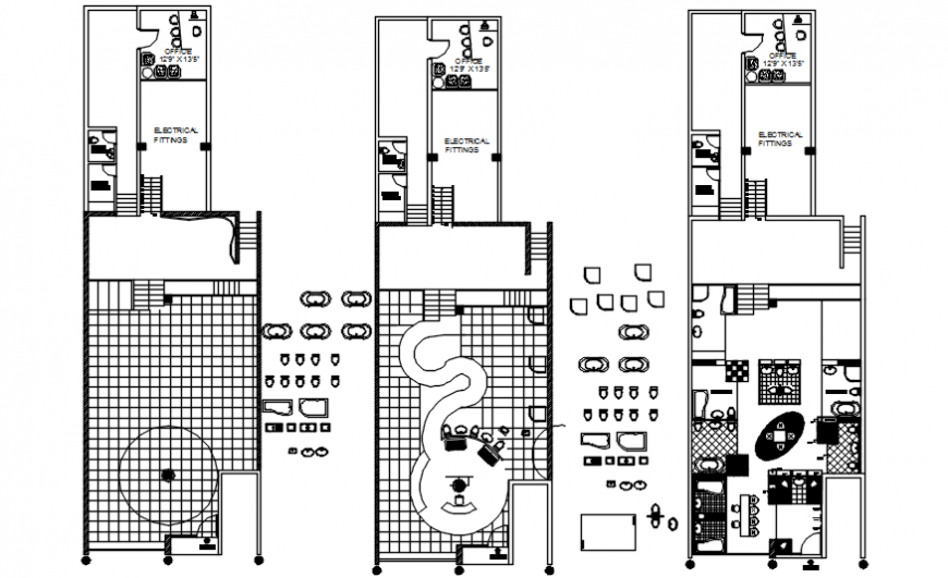 2 d cad drawing of sanitary product Auto Cad software