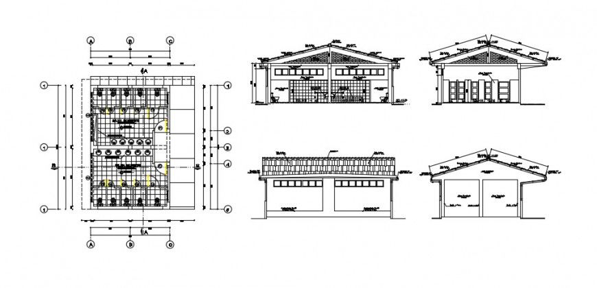2 d cad drawing of school toilet area auto cad software