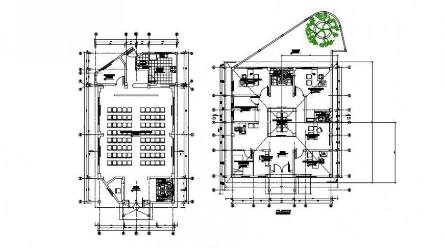 2 d cad drawing of senior citizen auditorium plan auto cad software