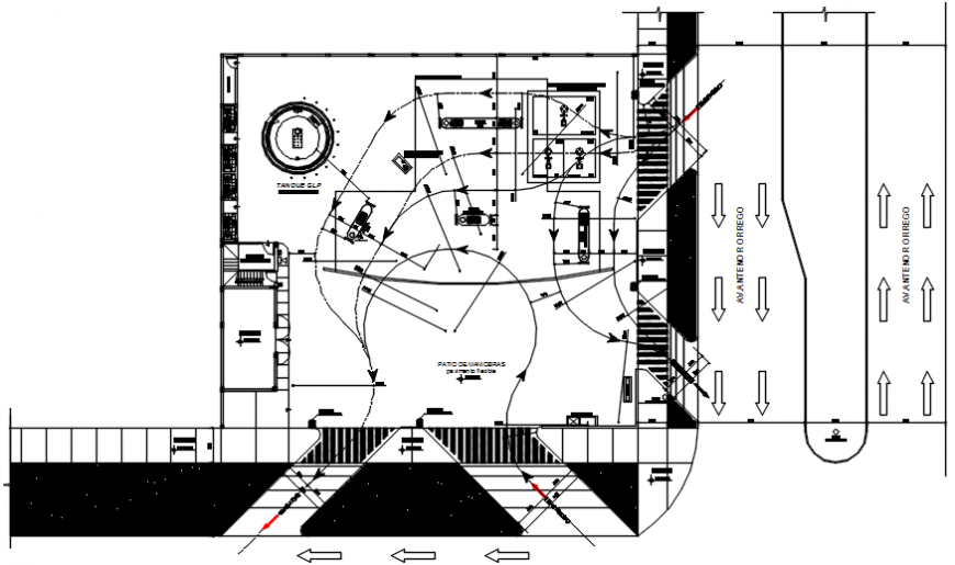 2 d cad drawing of slab sports Auto Cad software