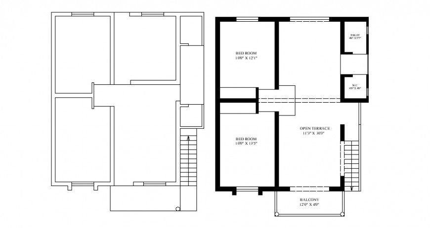 2 d cad drawing of some hand bhai house plan Auto Cad software