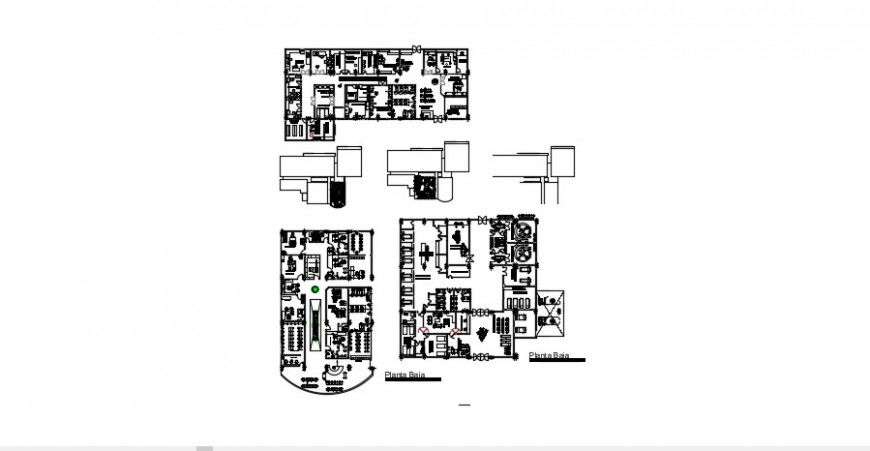 2 d cad drawing of specialty clinic elevation ground auto cad software