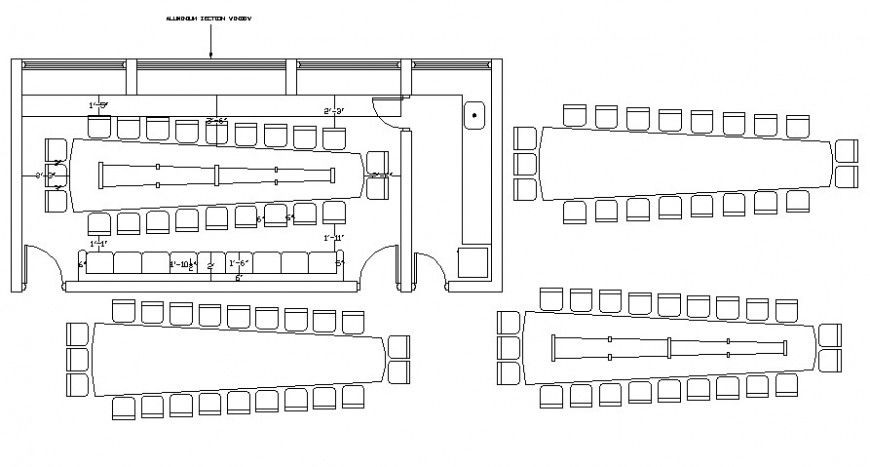 2 d cad drawing of store floor plan Auto Cad software