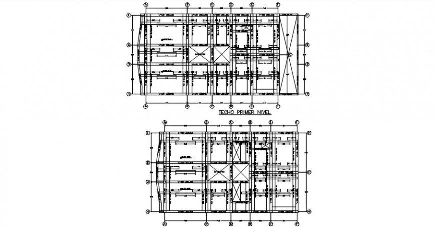 2 d cad drawing of techno primer level auto cad software