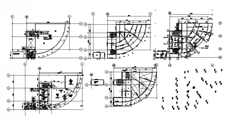 2 d cad drawing of the flat roof first Auto Cad software