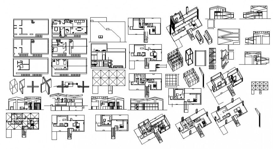 2 d cad drawing of top elevation 5 Auto Cad software