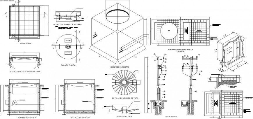 2 d cad drawing of Transformer detail Auto Cad software