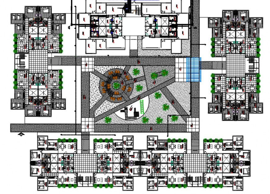 2 d cad drawing of urban house section auto cad software