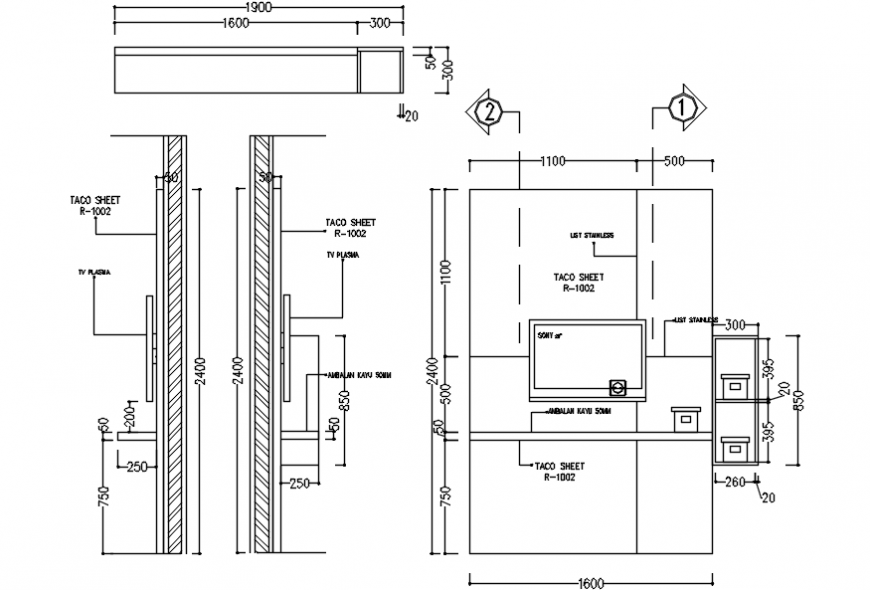 2 d cad drawing of wardrobe door Auto Cad software