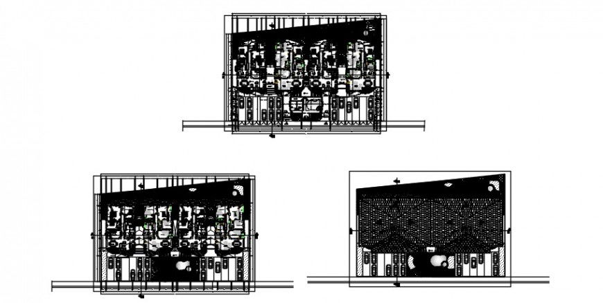 2 d cad drawing plan elevation Auto Cad software