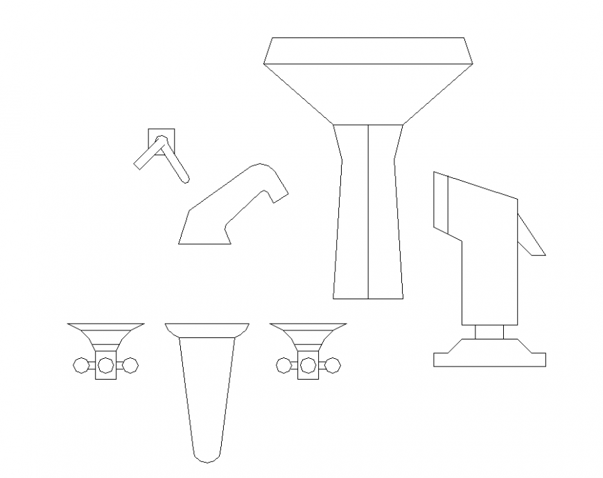 2 D Rubinetterie plan layout file