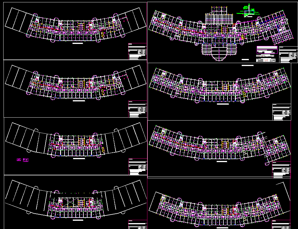 Palace Hotel CAD Drawings and Architectural Layout Design in DWG File