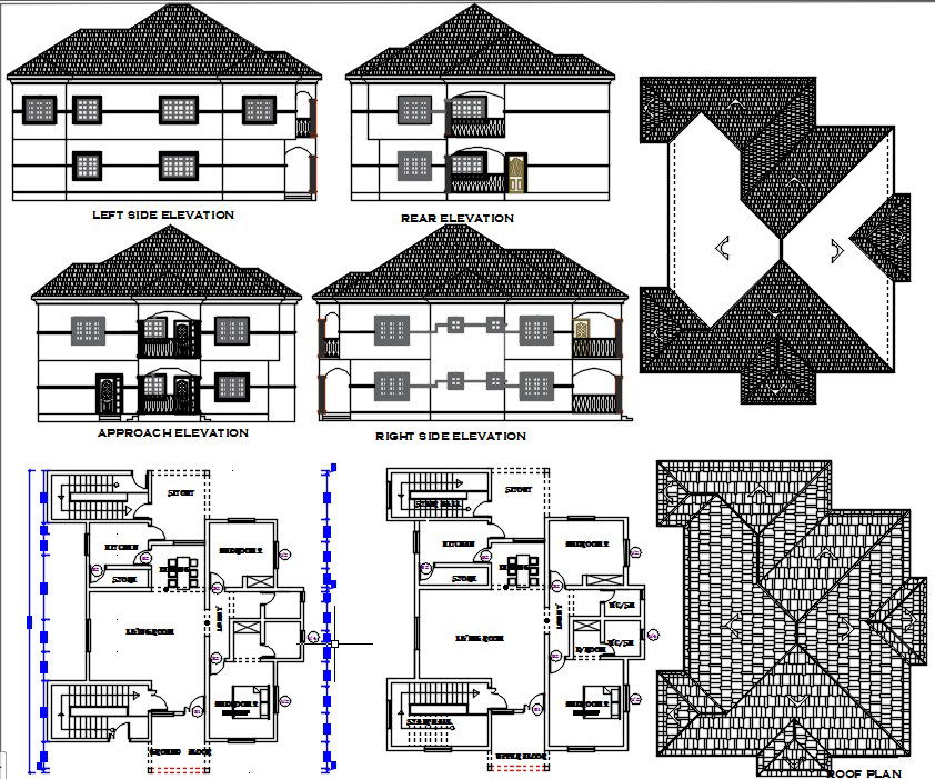 2bedroom apartment residential building.