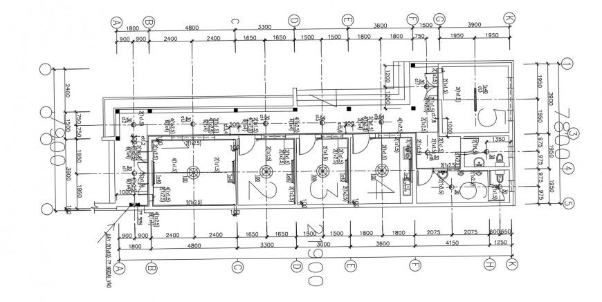 2d cad drawing of public toilet seprate section autocad software