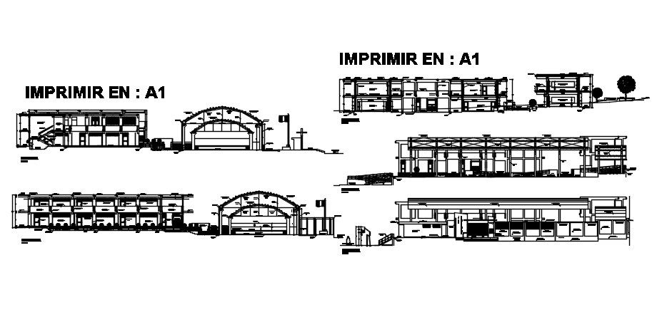 Commercial Building Plan In Autocad File