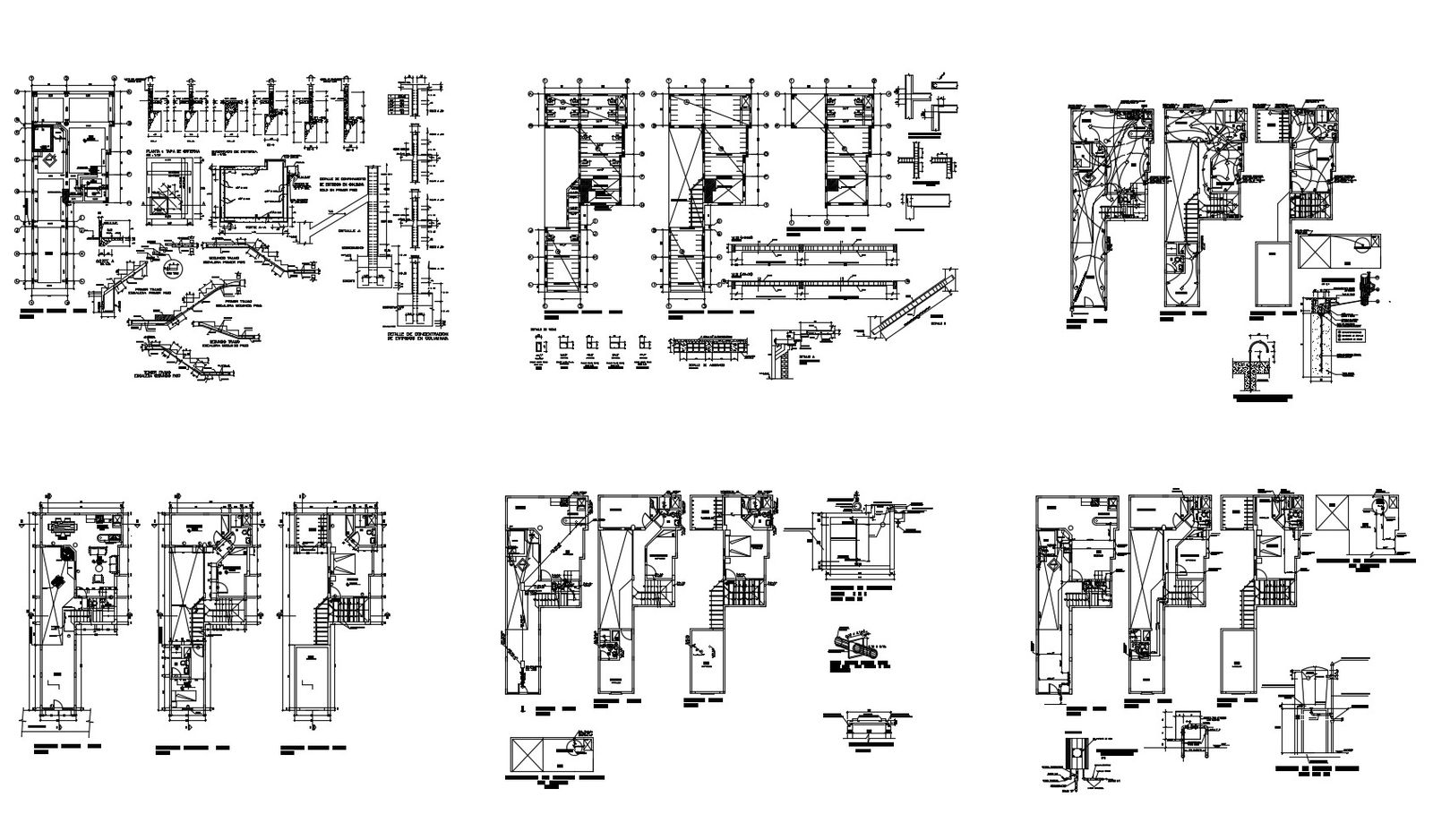 2d drawing of house 6.50mtr x 15.50mtr with detail dimension in AutoCAD