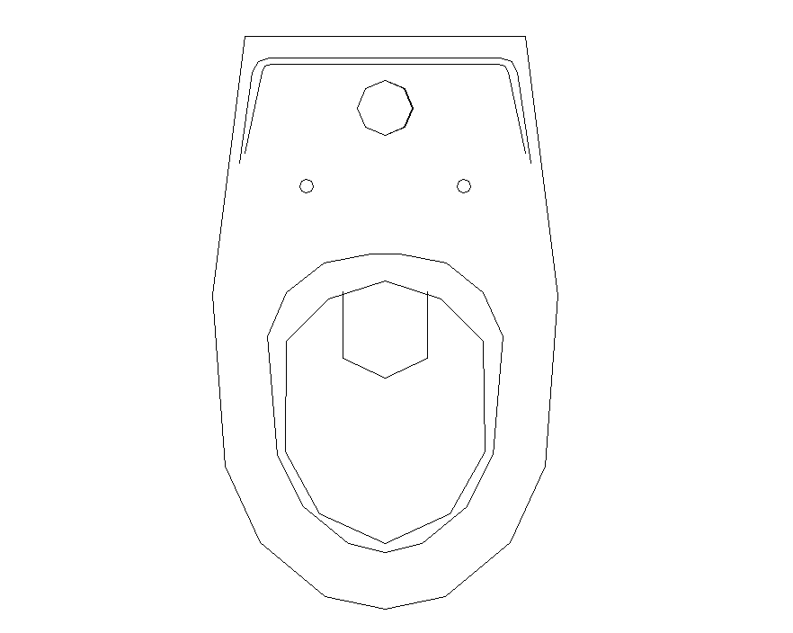 2d view English sitting toilet detail elevation layout file