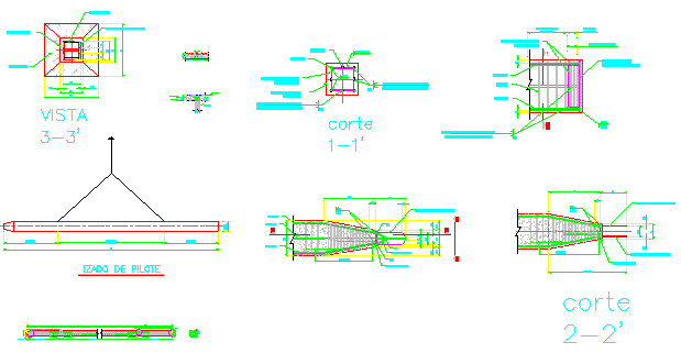 Structure detail of Column and beam