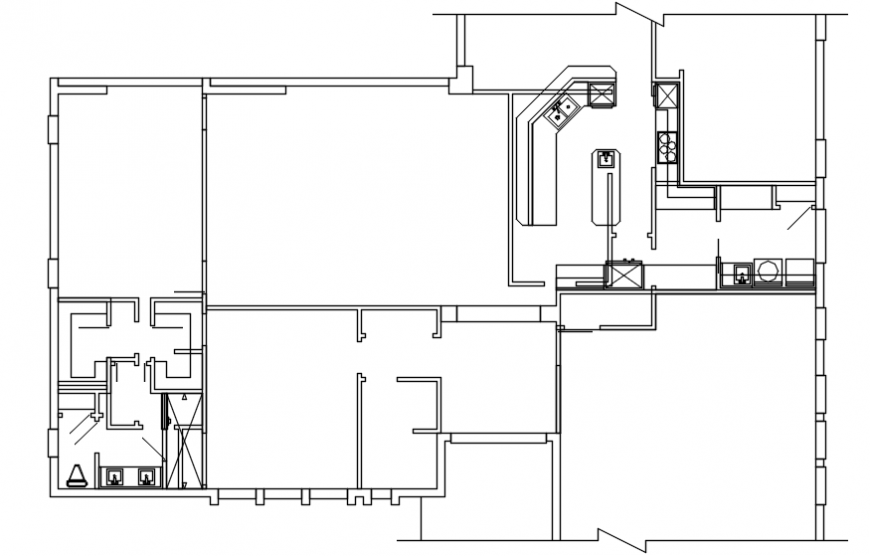 2d CAD drawings of house layout plan autocad software file
