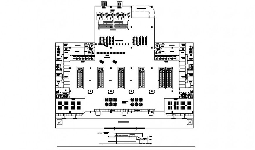 2D airport plan design autocad file