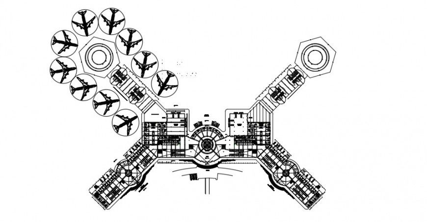 2d Airport project detail autocad file