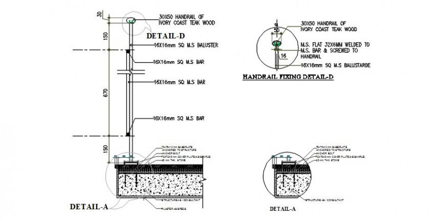 2d CAD sectional drawings of concrete masonry units dwg file