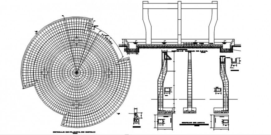 2d CAD structural blocks of RCC units dwg autocad file