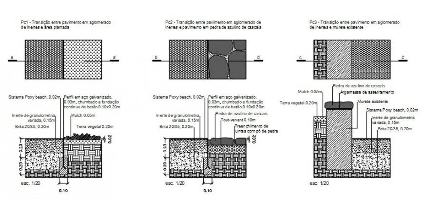 2d CAD concrete masonry units detailing dwg autocad file