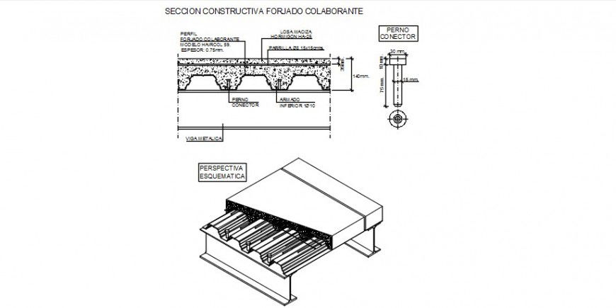 2d CAD construction details of structural blocks dwg file