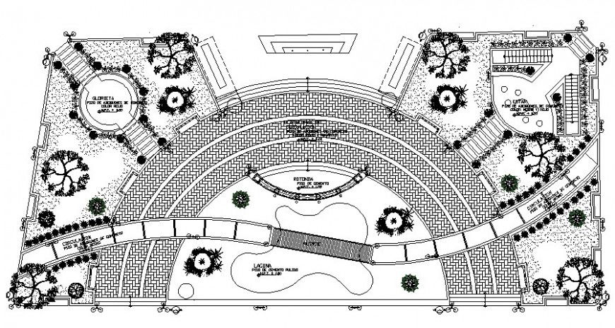 2d CAD details of street light units autocad file