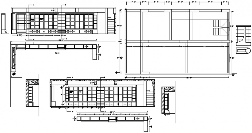 2d cad drawing display unit design Autocad software