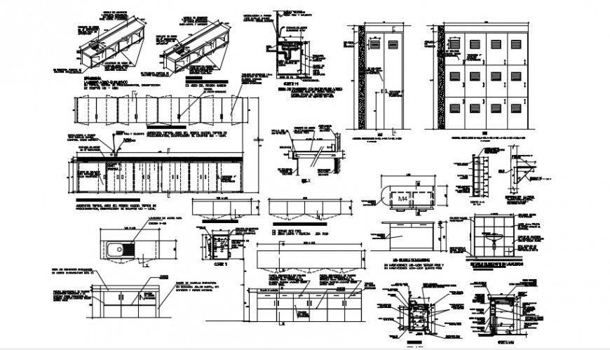 2d cad drawing of a detail of furniture elevation exterior auto cad software